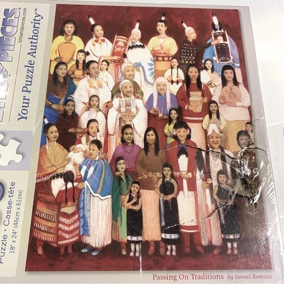 Native American PuzzleBits and Pieces 500-Piece Colorful Traditions sealed - Picture 4 of 5
